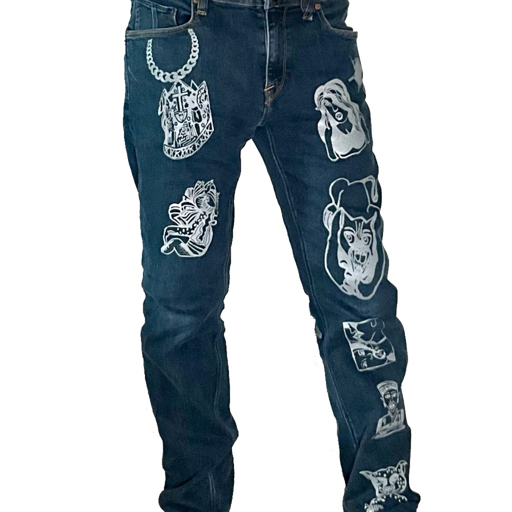Volcom jeans straight leg blue jean and refined simplicity on denim. - Picture 2 of 6
